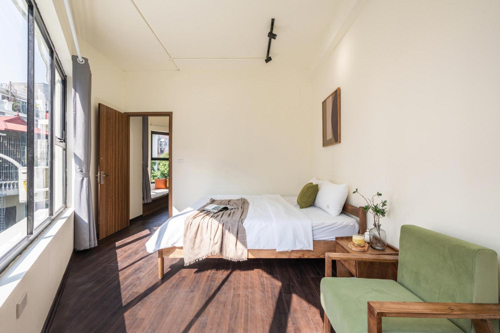Amber Glow - Cozy Retreat Near Thanh Cong Lake-free Laundry Căn hộ *