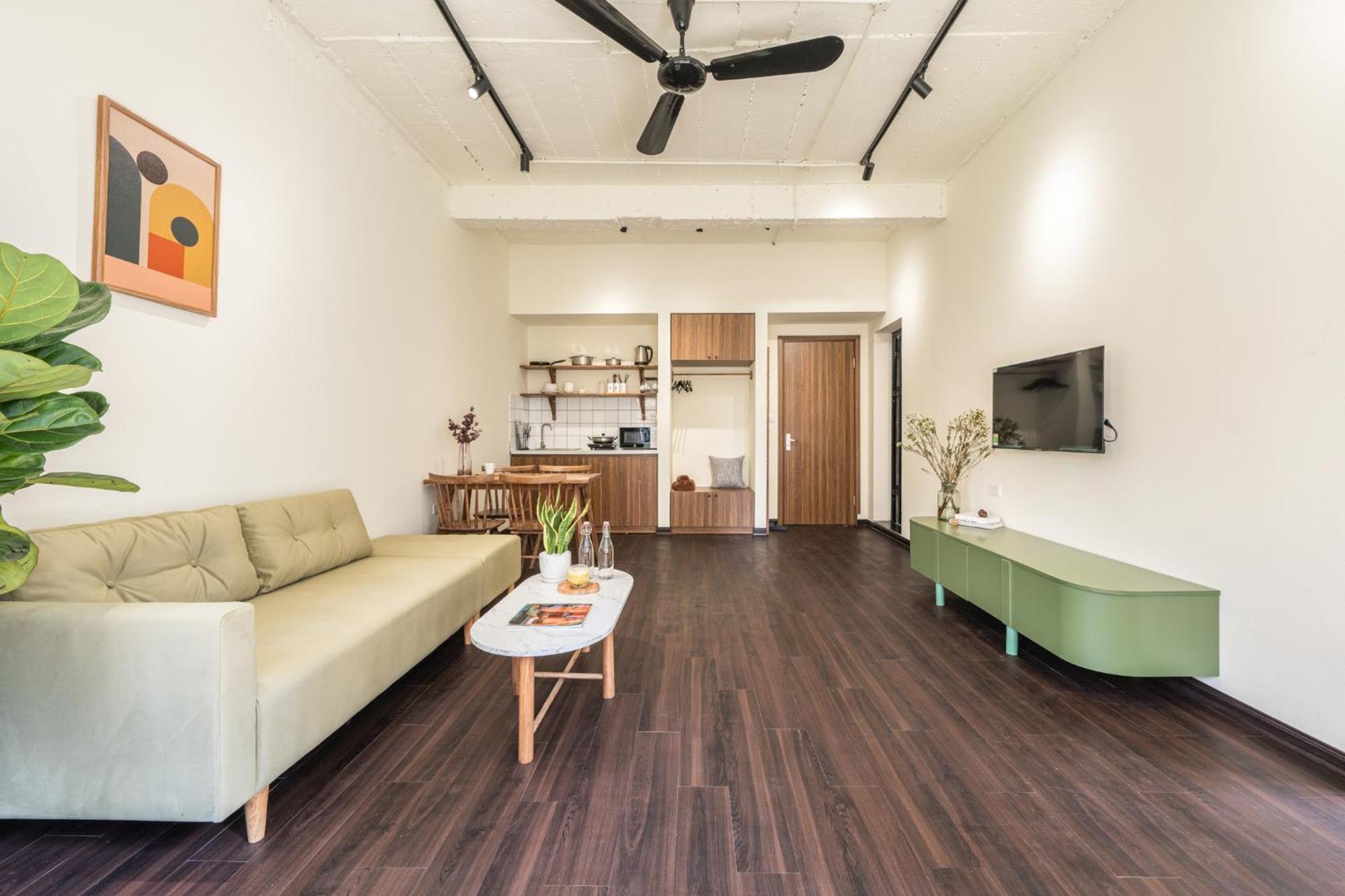 Căn hộ Amber Glow - Cozy Retreat Near Thanh Cong Lake-free Laundry